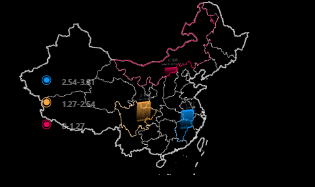 中国地图样式6